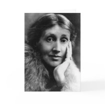 Virginia Woolf Portrait Greeting Card