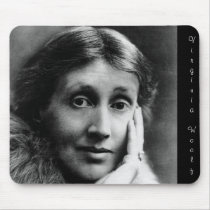 Virginia Woolf Portrait Mousepad
