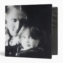Virginia Woolf, with her mother Julia, 1884 Vinyl Binders