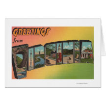 VirginiaLarge Letter ScenesVirginia Greeting Card