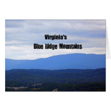 Virginia's Blue Ridge Mountains Greeting Card