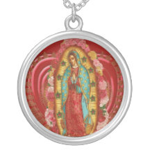 virginmary personalized necklace