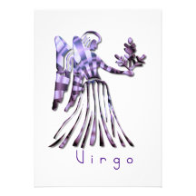 Virgo Symbol Invitation