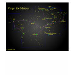 Virgo the Maiden Constellation t-shirts