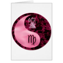 Virgo Yin Yang Card