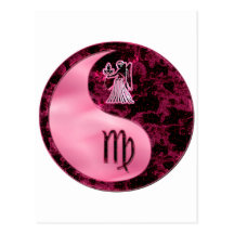 Virgo Yin Yang Postcards