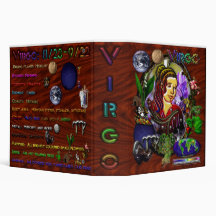 Virgo Zodiac Art Binder Full Wrap