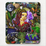 Virgo Zodiac Art With Elements