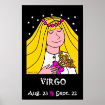 VIRGO - ZODIAC POSTER