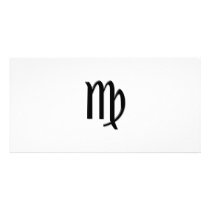 Virgo - Zodiac Sign Photo Greeting Card