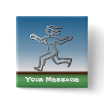 Virgo Zodiac Star Sign Runner Badge