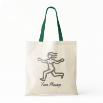 Virgo Zodiac Star Sign Runner Canvas Tote Bag