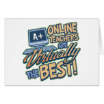 Virtually the Best Online Teacher Card
