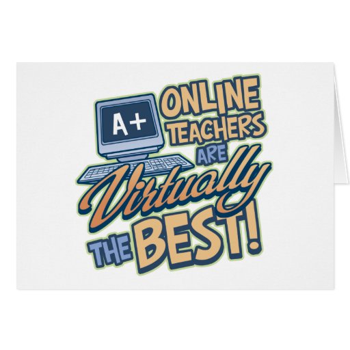 Virtually the Best Online Teacher Card