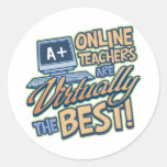 Virtually the Best Online Teacher Stickers