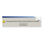 virus bumper sticker