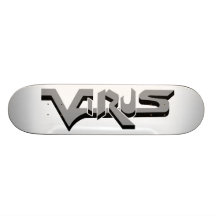 Virus Ivory (Grey) Skateboard Deck