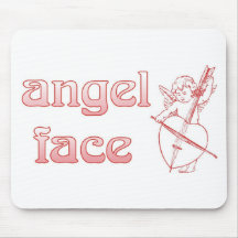 Visage d'ange tapis de souris