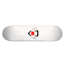 Visage de clown de bande dessinée skateboards cutomisables