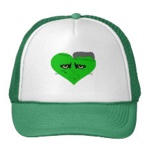 Visage de coeur de Franken Casquettes