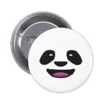 Visage de panda pin's avec agrafe