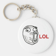 Visage de rage de LOL Porte-clefs