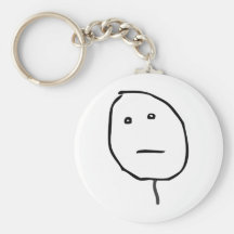 Visage de tisonnier porte-clefs