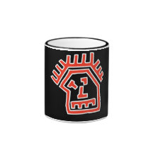 Visage de trouille mug à café