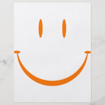 Visage heureux : Orange Prospectus Avec Motif