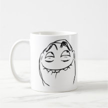 Visage riant Meme comique de rage de PFFTCH Mug À Café