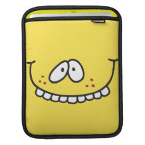 visage souriant de grimace toothy idiote sur le ja housses ipad