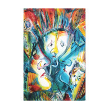 Visages Impressions Sur Toile