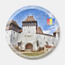 Viscri Fortified Church Fridge Magnet
