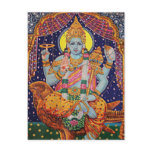 Vishnu Showered in Gold Postcards