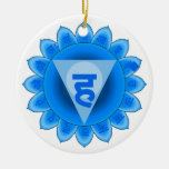 Vishuddha The Throat Chakra Christmas Tree Ornament