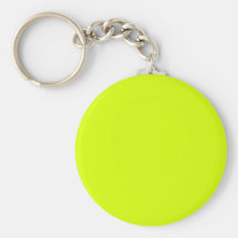 Visibilité jaune et élevée au néon porte-clef