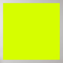 Visibilité jaune et élevée au néon posters