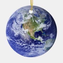 Visible Earth: The Blue Marble Christmas Tree Ornaments