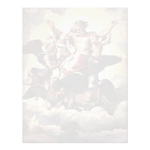 Vision Of The Holy Prophet Ezekiel,  By Raffael Personalized Letterhead