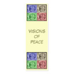 Visions of Peace Bookmark Business Cards