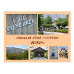 Visions of Stone Mountain, Georgia Postcard