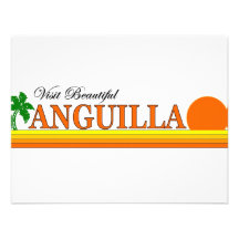 Visit Beautiful Anguilla Personalized Invitation