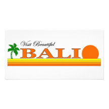 Visit Beautiful Bali, Indonesia Picture Card