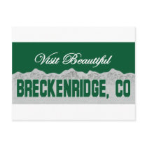 Visit Beautiful Breckenridge, Colorado Post Cards