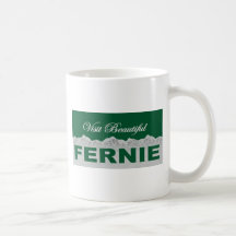 Visit Beautiful Fernie Coffee Mugs