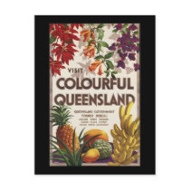 Visit colourful Queensland Postcard