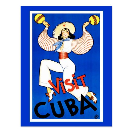 Visit Cuba Vintage Post Cards