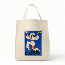 Visit Cuba Vintage Travel Art Canvas Bags