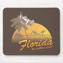 Visit Florida, the Weather's Great - hurricane mousepads