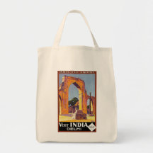 Visit India - Dehli Tote Bag
